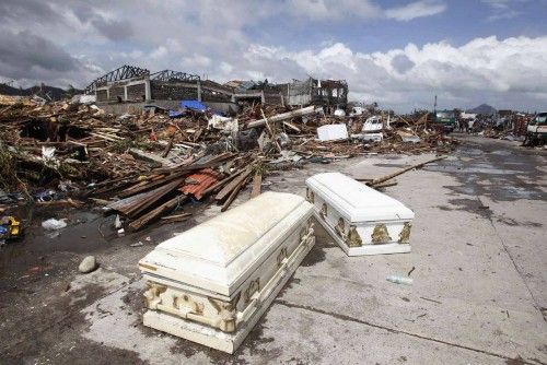 Las secuelas del tifón Haiyan, bautizado tambien como 'Yolanda', en Filipinas
