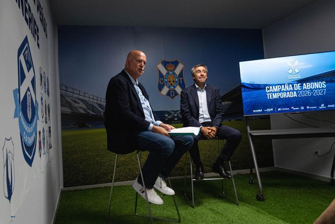 El CD Tenerife presenta las tarifas de abonos de la temporada 26/27