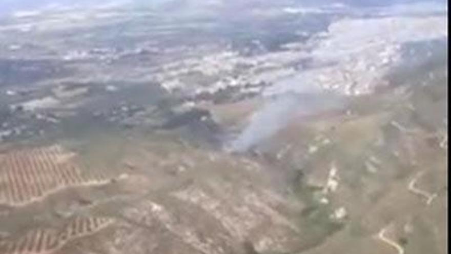 Estabilizado el incendio forestal en Antequera