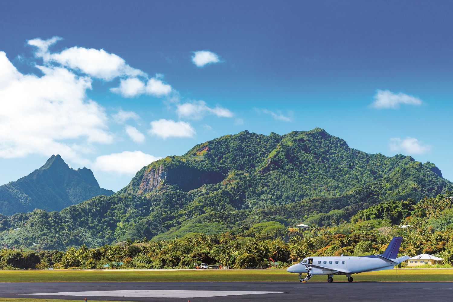 Aeropuerto de la isla Aitutaki.