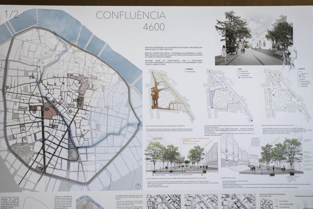 Los tres diseños propuestos para la nueva plaza de Brujas de València