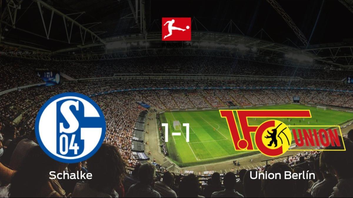 El Schalke 04 y el Union Berlín se reparten los puntos en el Veltins-Arena (1-1)