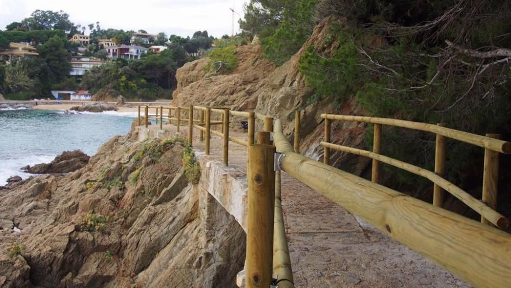 Nou tram del camí de ronda entre Blanes i Lloret