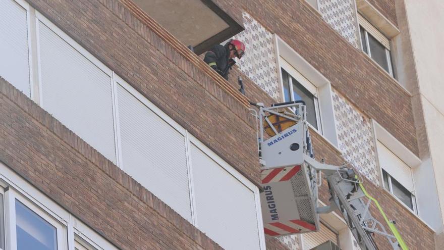 Los efectivos entraron a la casa por el balcón