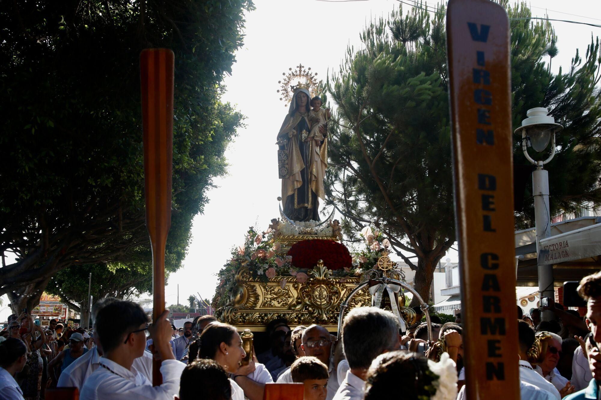 Procesión de la Virgen del Carmen de la barriada de El Palo

