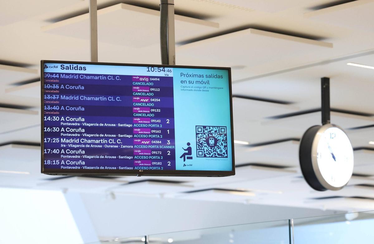 Vigo, incomunicada por tren: suspendidos todos los servicios debido a la borrasca Leonardo