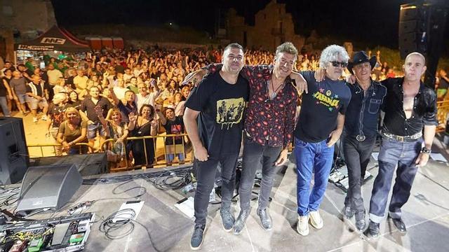 La Guardia, Lord Beyron y Bandido sobre el escenario del Belchite Music 2026. | SERVICIO ESPECIAL