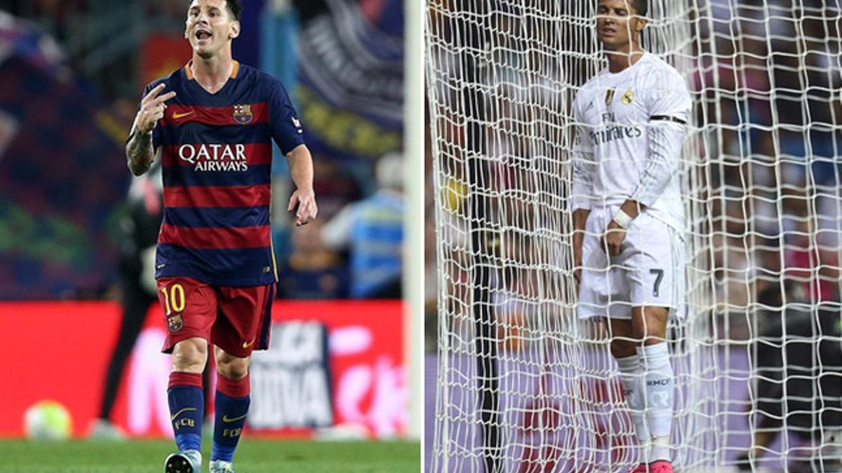 Messi y Cristiano Ronaldo no han visto puerta en este inicio de Liga