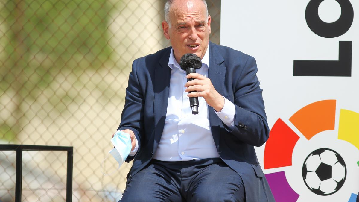 Tebas, impulsor del acuerdo entre LaLiga y el fondo de inversión CVC