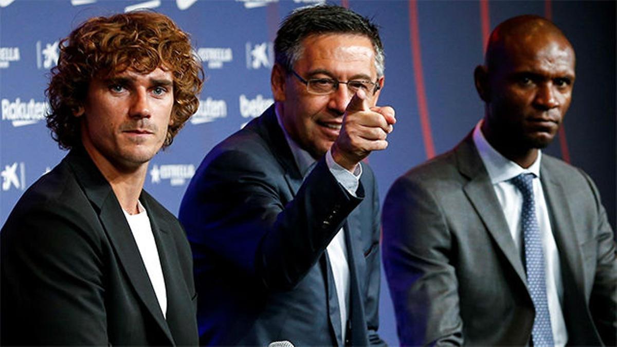 Bartomeu no ha querido hablar de Neymar en la presentación de Griezmann