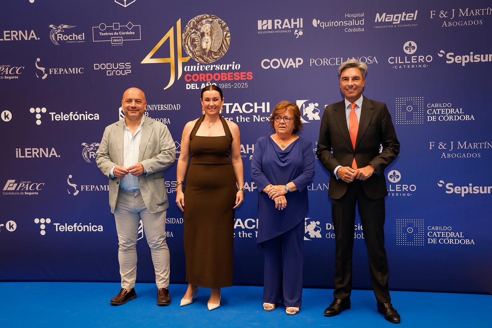 La gala del 40 aniversario de los Cordobeses del Año, en imágenes