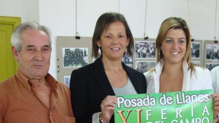 Por la izquierda, Cándido Corral, Patricia Huerta y Silvia Ruenes.