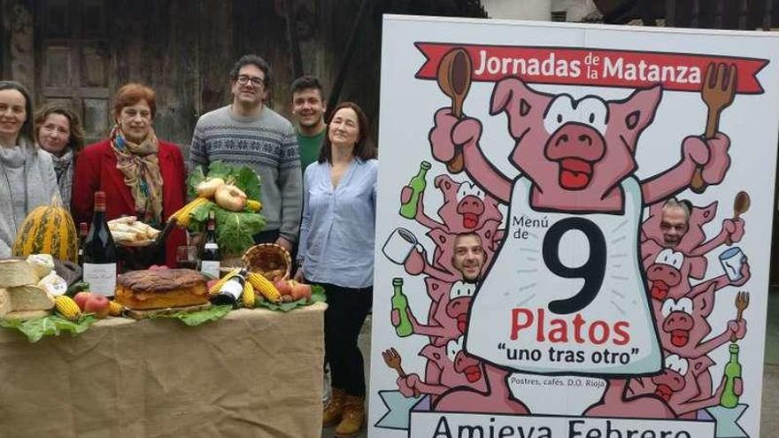 Hosteleros de Amieva y Alto Sella presentan las jornadas que comienzan el próximo fin de semana.