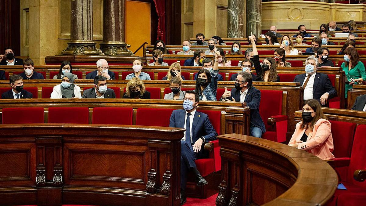 Sessió del ple del Parlament ahir | EP