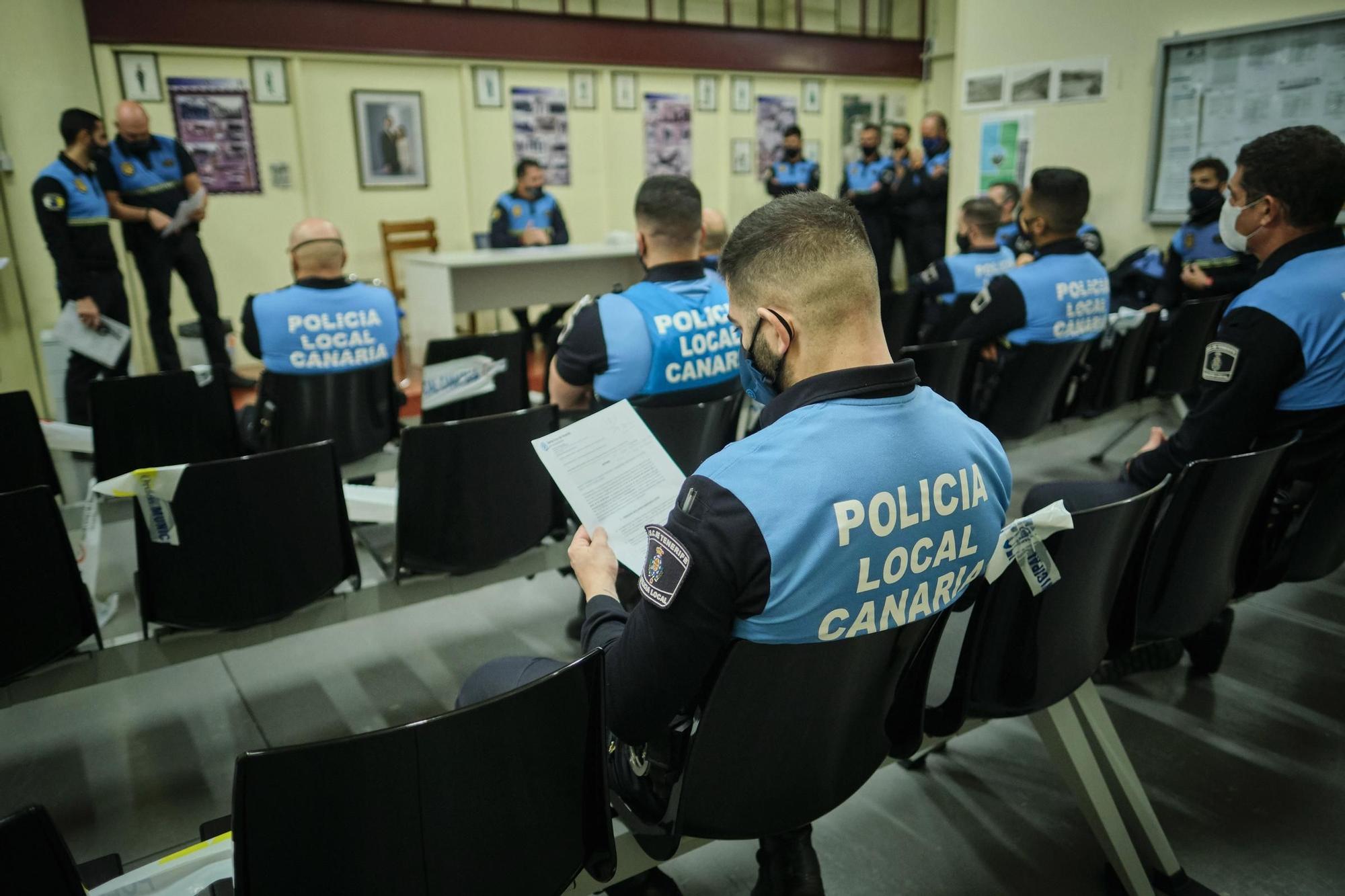 Nochevieja con la Policía Local de Santa Cruz