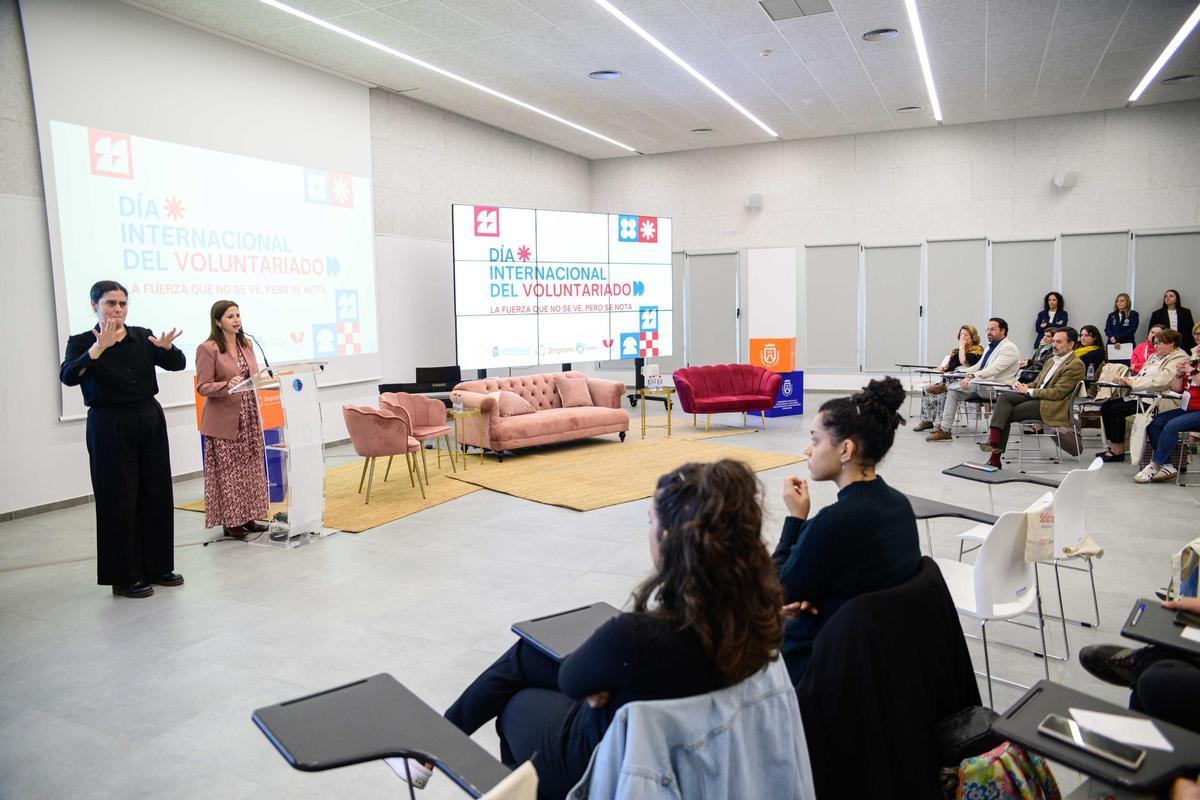 Día Internacional  del Voluntariado en Tenerife, el pasado día 5