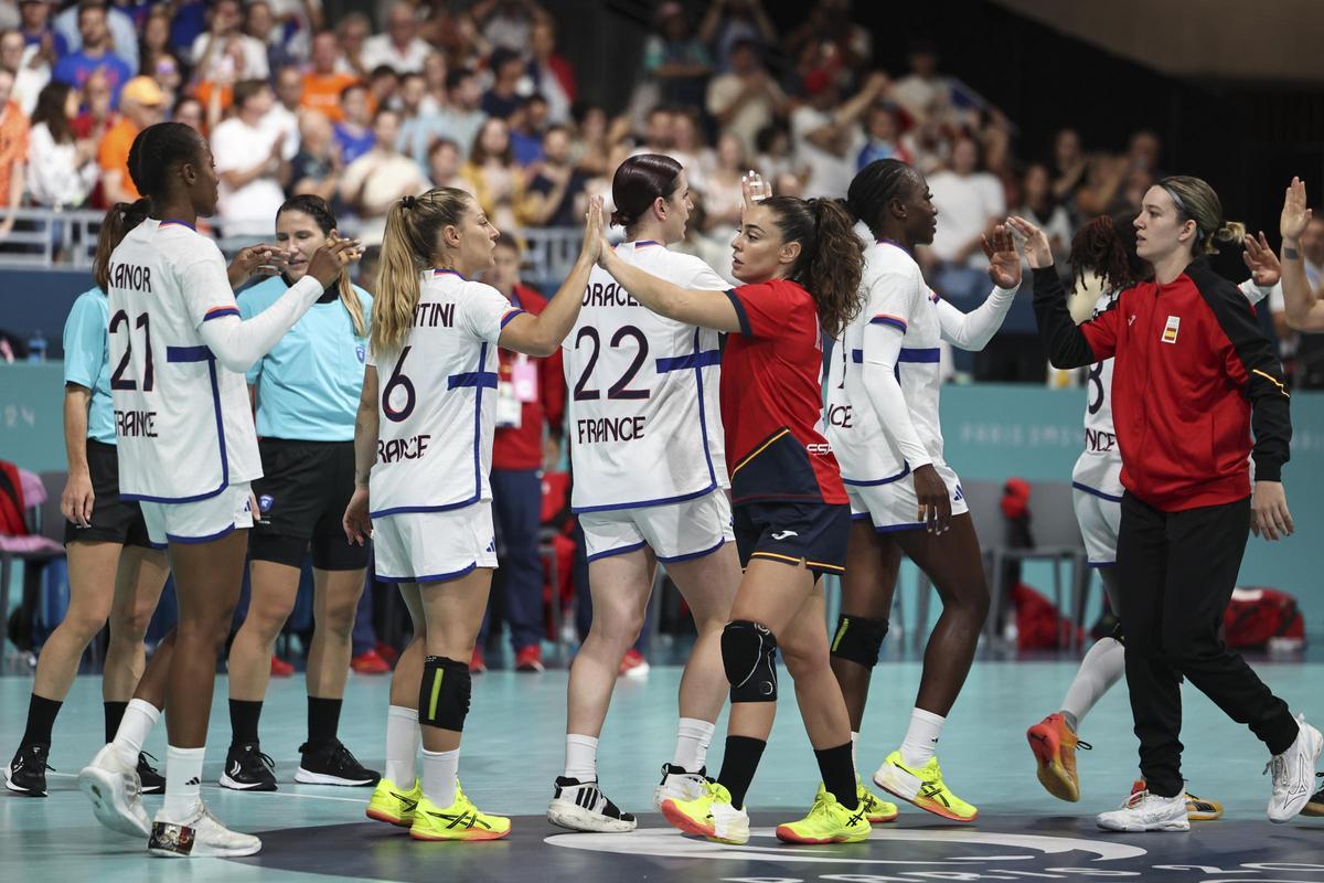 Balonmano en los Juegos Olímpicos: España - Francia, en imágenes. Balonmano en los Juegos Olímpicos: España - Francia, en imágenes.