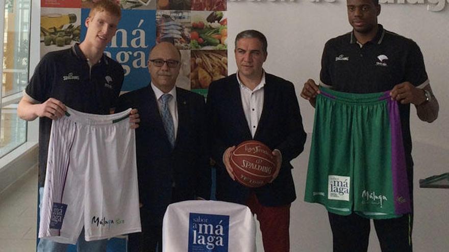 Eduardo García, en la presentación del acuerdo del Unicaja con Sabor a Málaga.