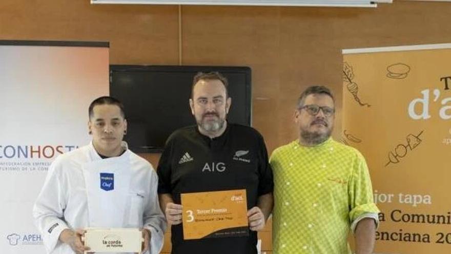 Ganador del tercer premio a la mejor tapa de la Comunitat Valenciana.