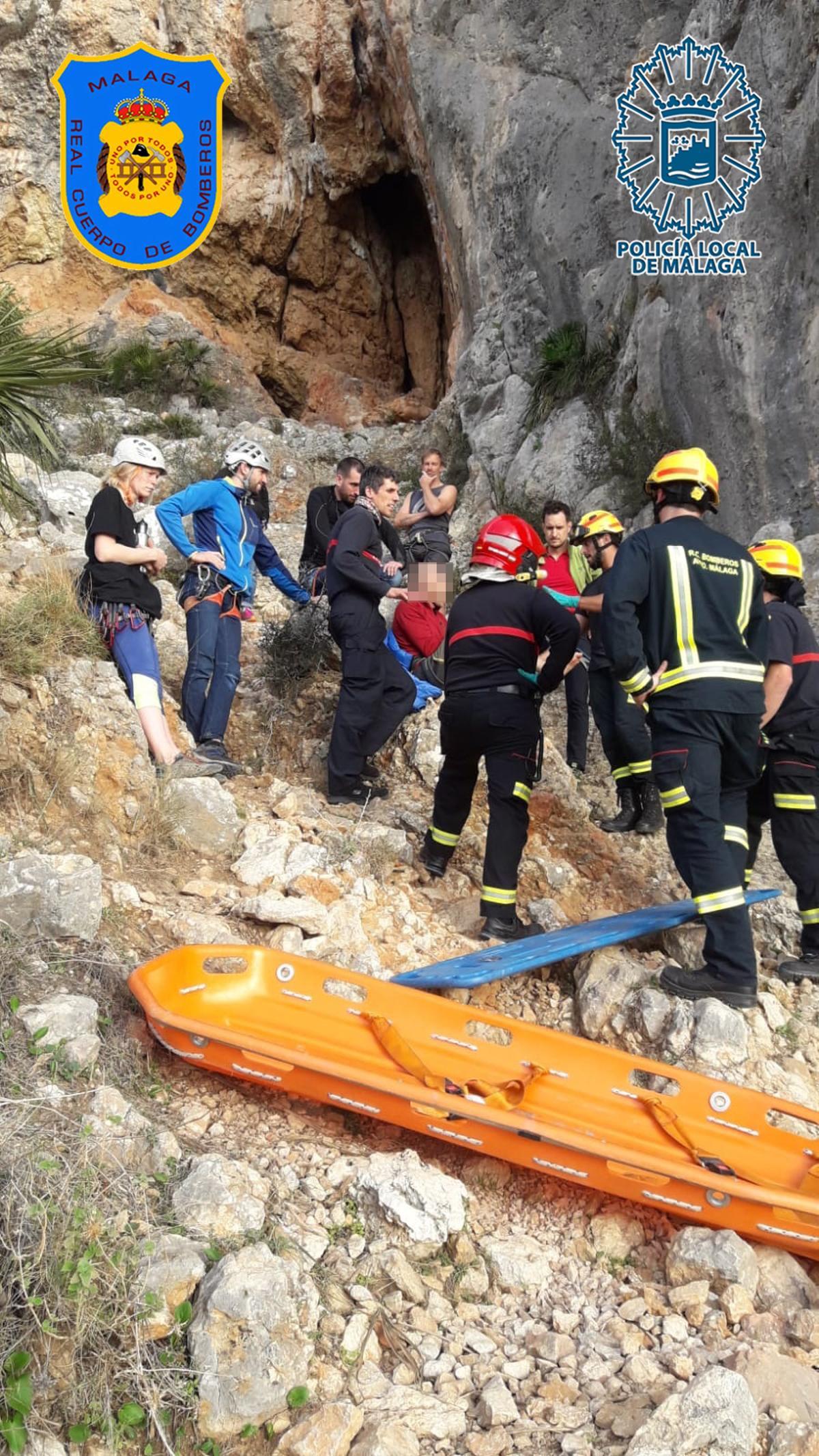 Rescate y evacuación de escalador accidentado