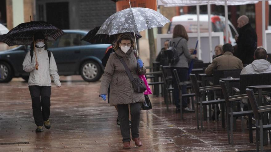 Asturias prepara los paraguas para un fin de semana pasado por agua