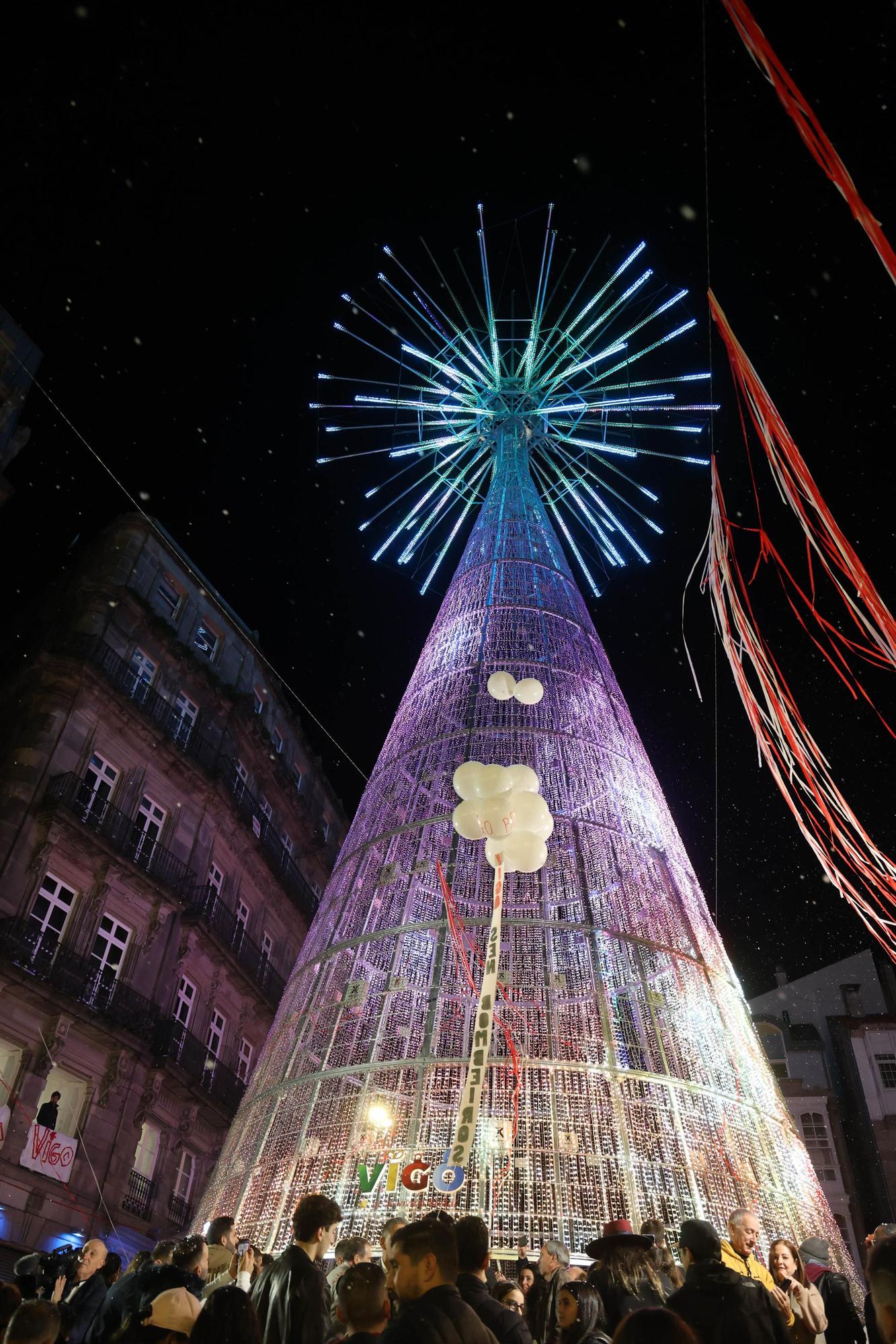 La Navidad de Vigo ya deslumbra al mundo