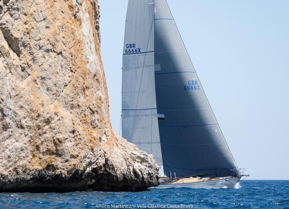 Segona prova de la regata Vela Clàssica Costa Brava