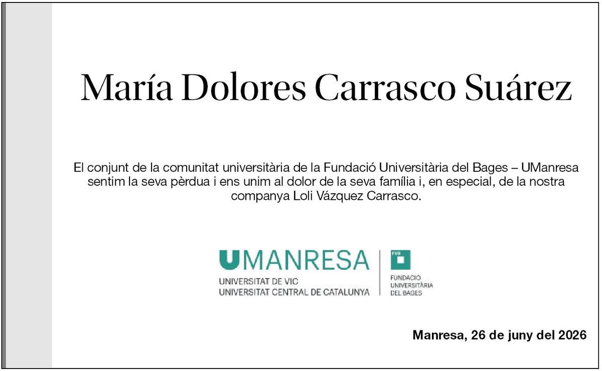 María Dolores Carrasco Suárez