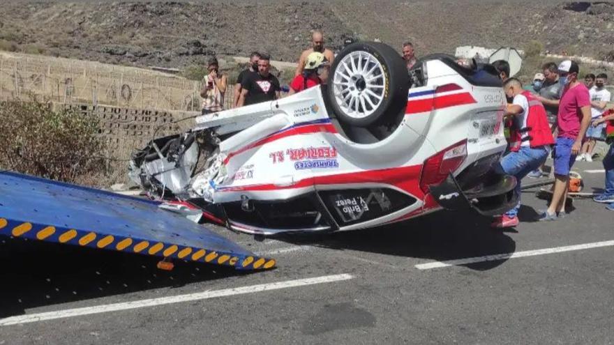 Accidente de Félix Brito en la Subida a Tamimo