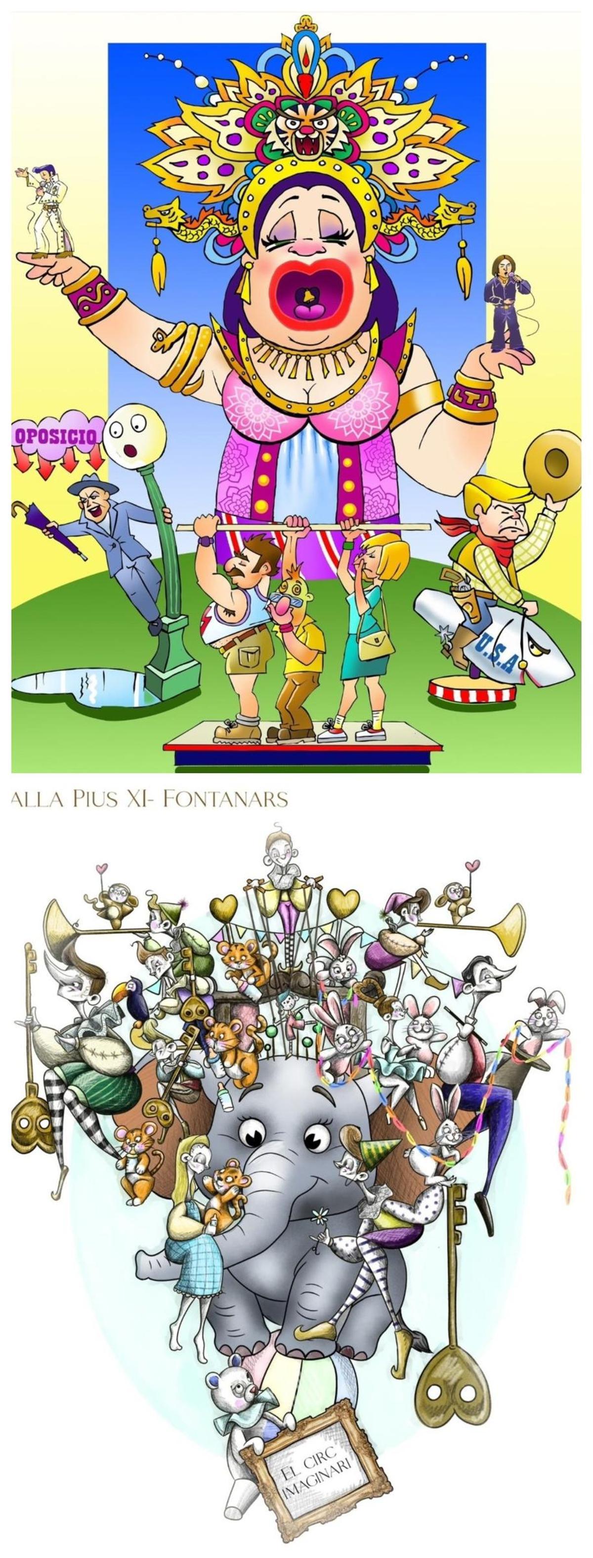 Bocetos de Pío XI Fontanars de 2026