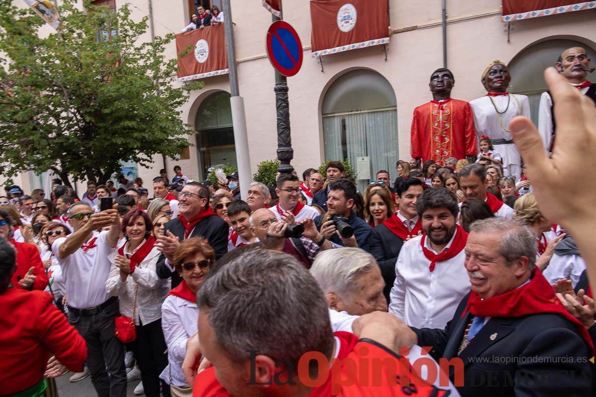 Moros y Cristianos en la mañana del día dos en Caravaca