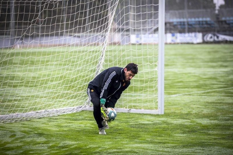 Entrenamiento del Real Zaragoza de hoy 30 de diciembre