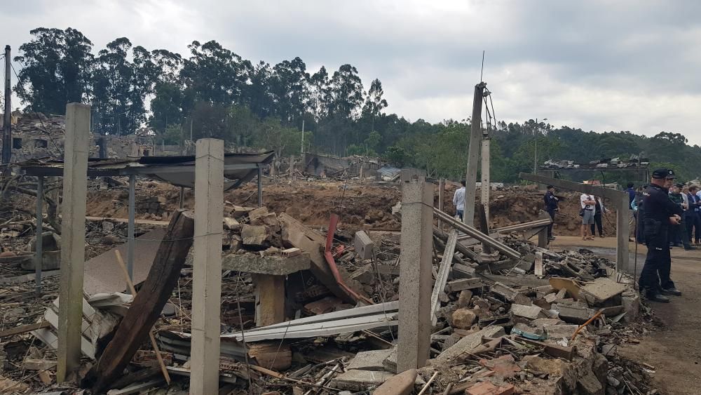 Explosión en Tui, Pontevedra | Así amanece la zona cero