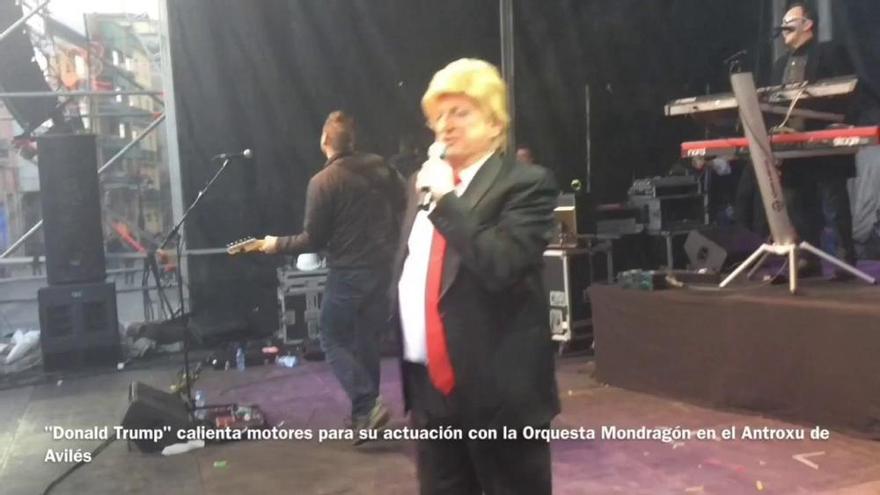 Javier Gurruchaga se convierte en Donald Trump