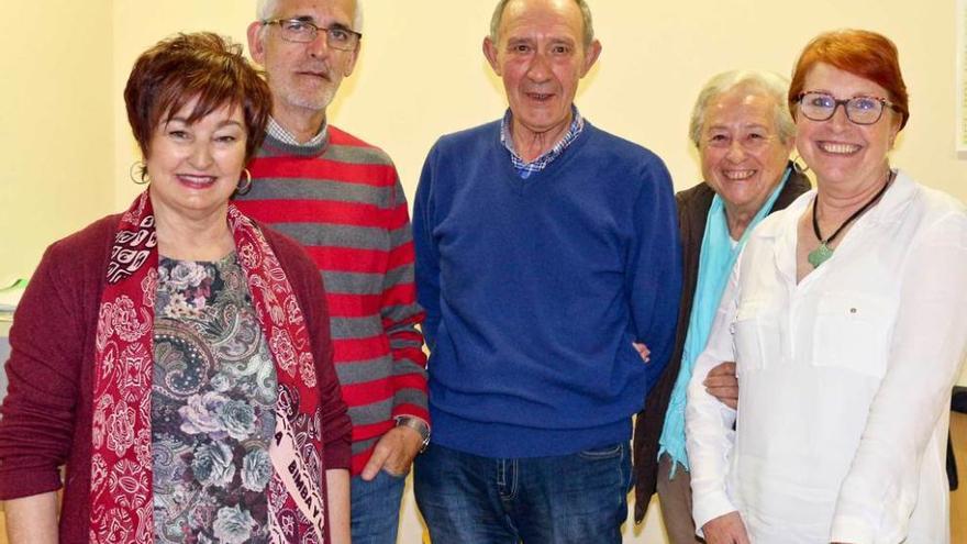 Elena Díaz, Eusebio Ramos, Manuel Berdiales, Cruz Ranchal y Liliana Gutiérrez.