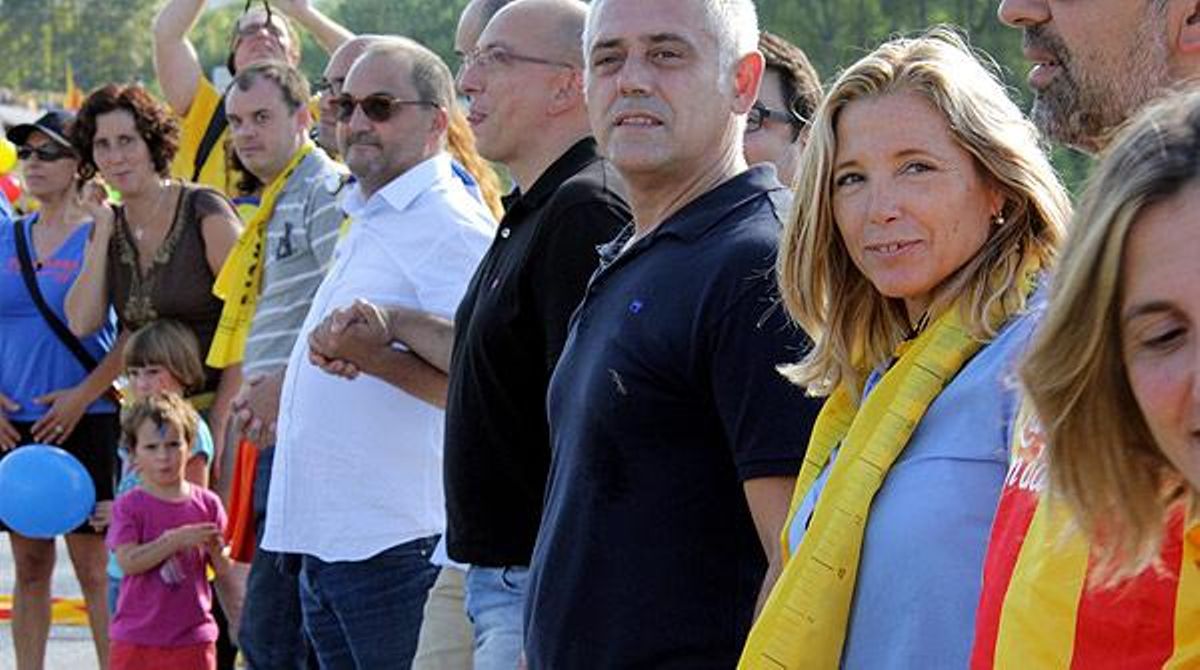 Ortega celebra l’èxit de la Via Catalana perquè situa el poble en un horitzó que no té límits