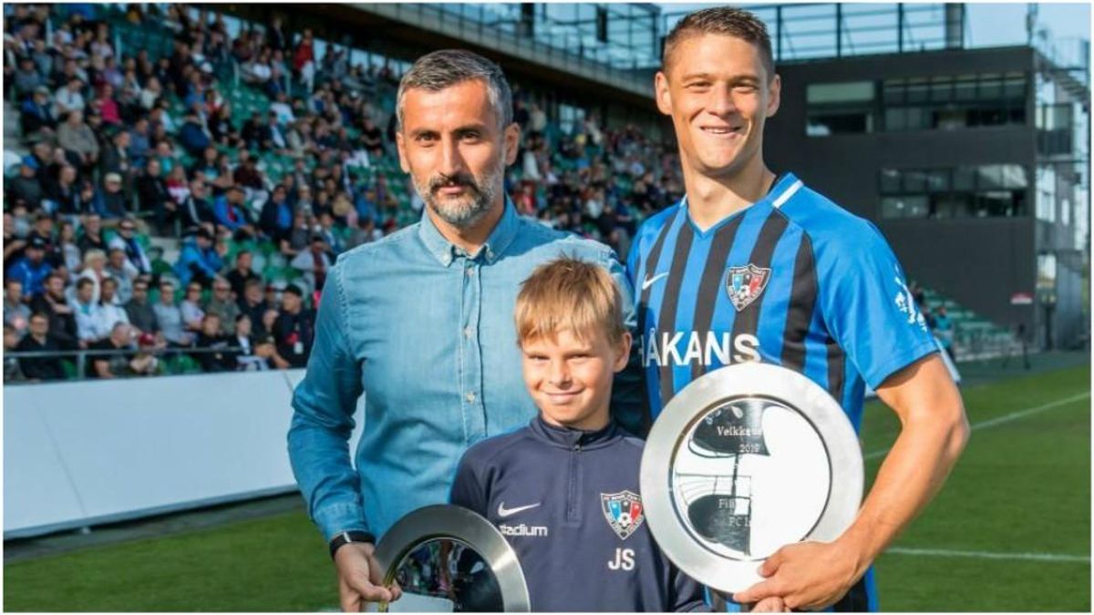 José Riveiro y Filip Valencic, en la etapa del entrenador gallego en el Inter Turku de Finlandia.