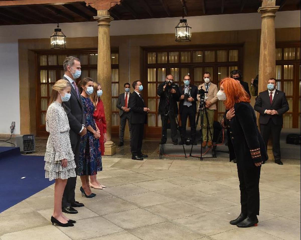 Premios Princesa de Asturias 2020 | Los Reyes reciben a los premiados en el hotel de la Reconquista Premios Princesa de Asturias 2020 | Los Reyes reciben a los premiados en el hotel de la Reconquista