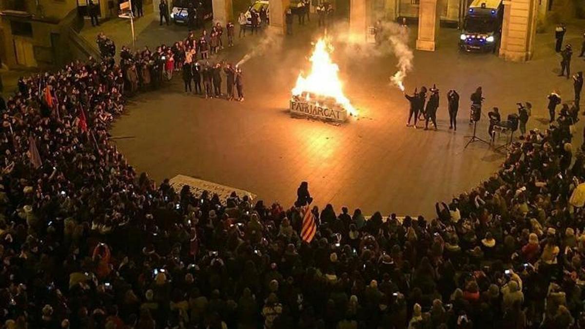 Mobilització d'Acció Lila contra el patriarcat
