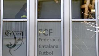 La Federación Catalana de Fútbol se pronuncia sobre los registros en su sede