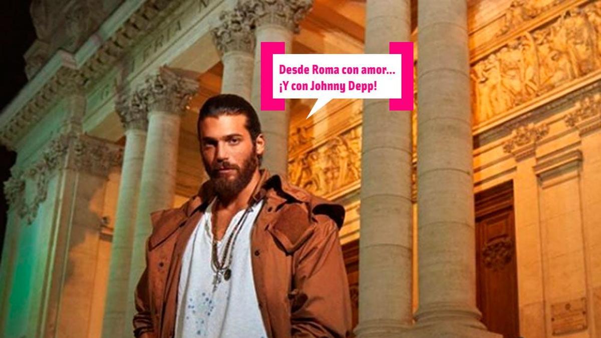 Can Yaman en su visita a Italia