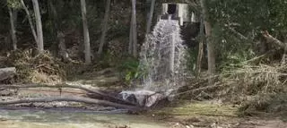La DANA provoca el vertido de 50 millones de litros de agua contaminada en el río Clariano