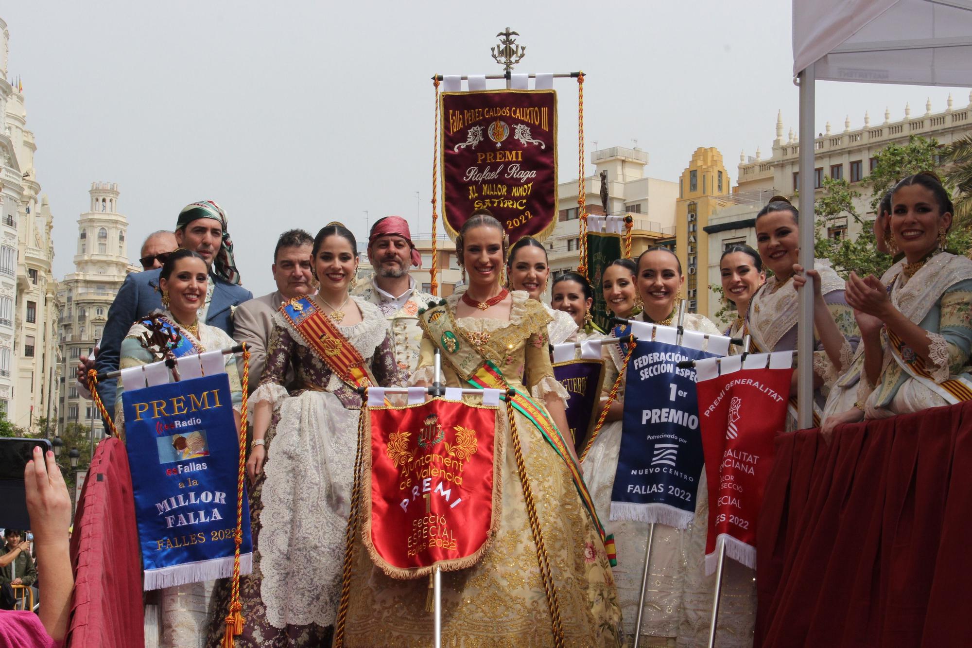 Entrega de los premios de Fallas 2022 a la Sección Especial