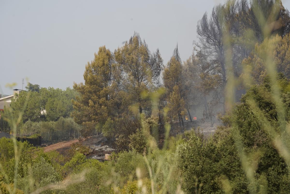 L'incendi d'Artés, en imatges