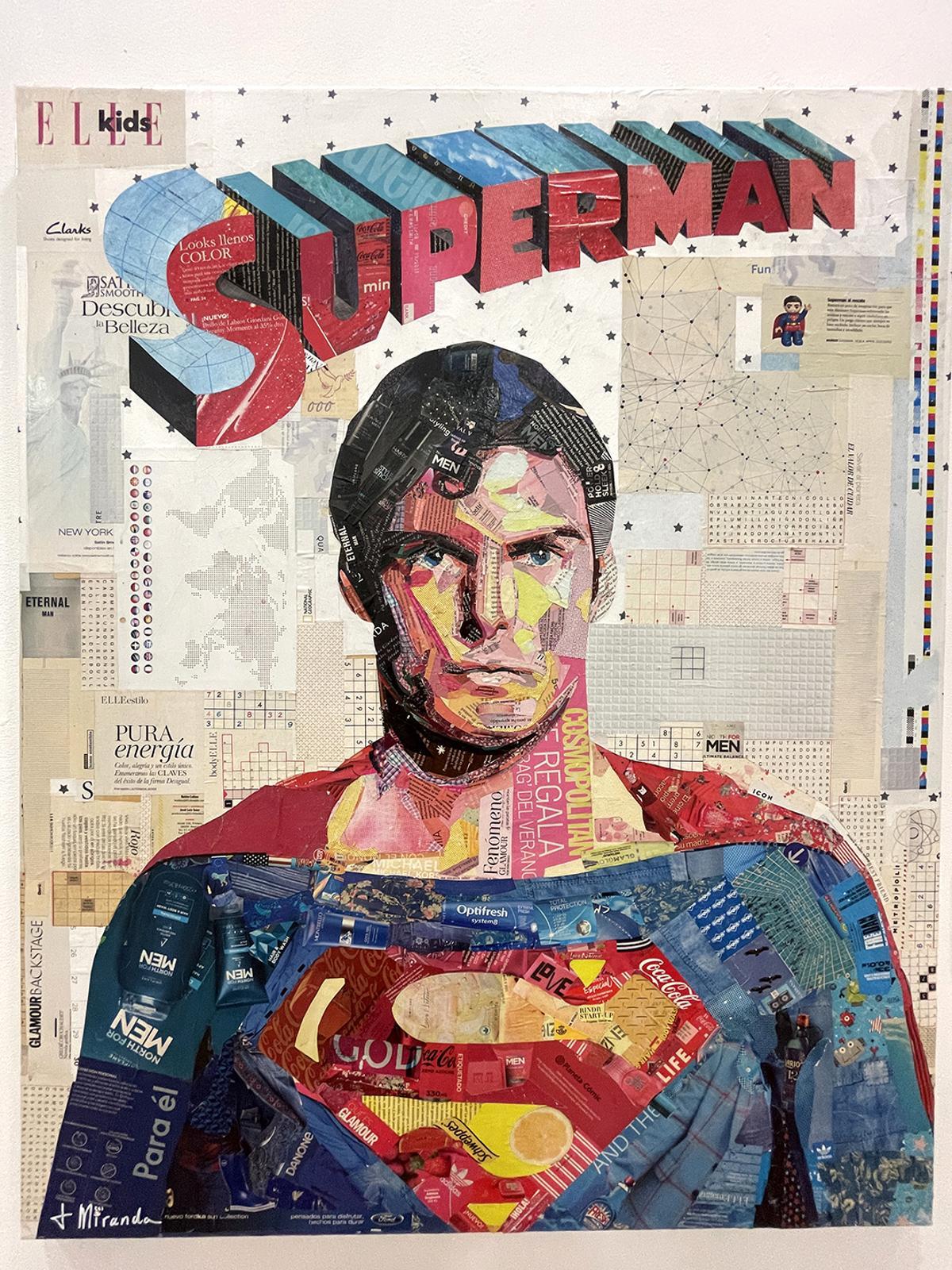 Su obra «Superman».