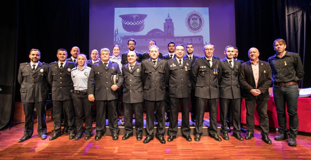 Primera festa de la Policia Local de Santa Coloma de Farners