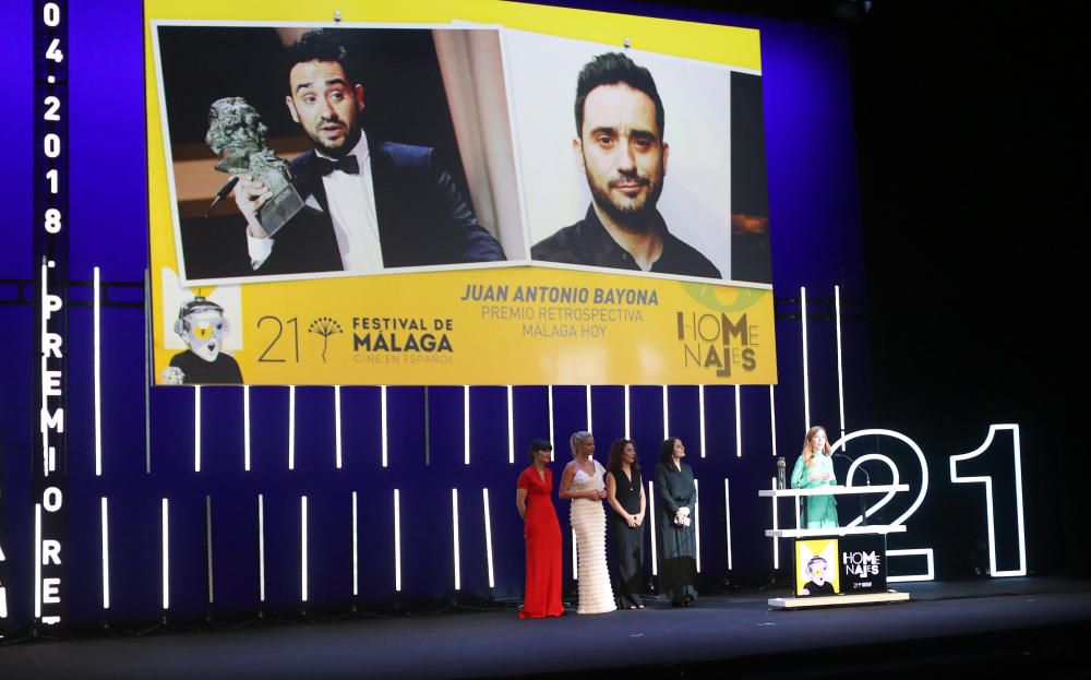 Festival de Málaga 2018 | Entrega del Premio Retrospectiva a J. A. Bayona