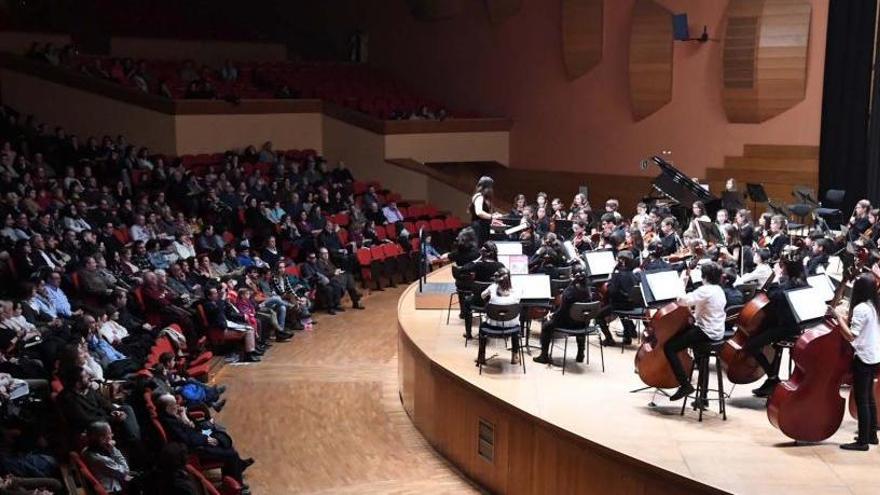Concierto de alumnos del Conservatorio en el Palacio de la Ópera.