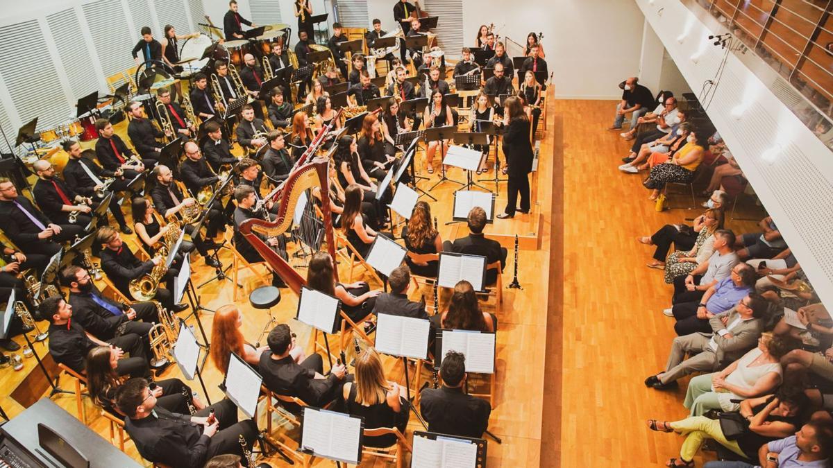 Concert de la Jove Banda
Simfònica amb la batuta de 
Lidón Valer. FSMCV/Miguel Ángel Calvo