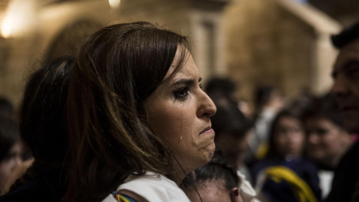 Desconsuelo en la suspensión de la procesión de la Esperanza en Cáceres